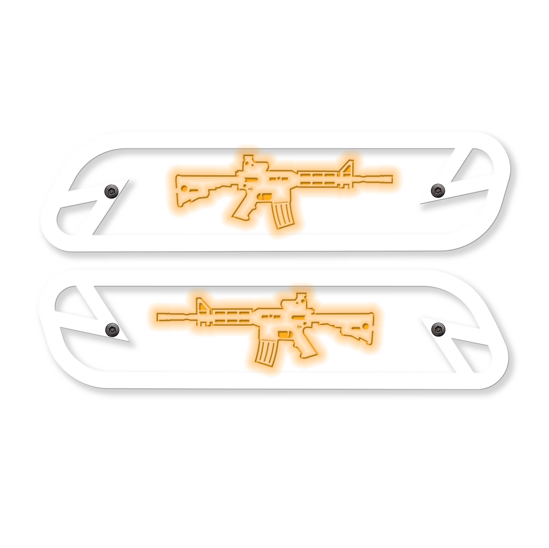 AR15 Hood Emblem Replacements - Fits 2019-2023 Ram® 2500, 3500, 4500 - Fully Customizable, LED or Non-LED