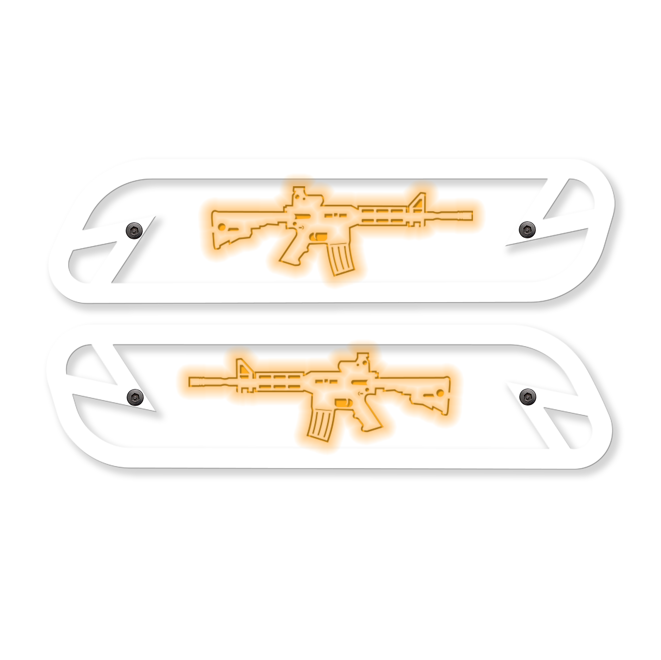 AR15 Hood Emblem Replacements - Fits 2019-2022 Ram® 2500, 3500, 4500 - Fully Customizable, LED or Non-LED