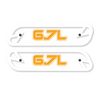 6.7L Hood Emblem Replacements - Fits 2019-2022 Ram® 2500, 3500, 4500 - Fully Customizable, LED or Non-LED