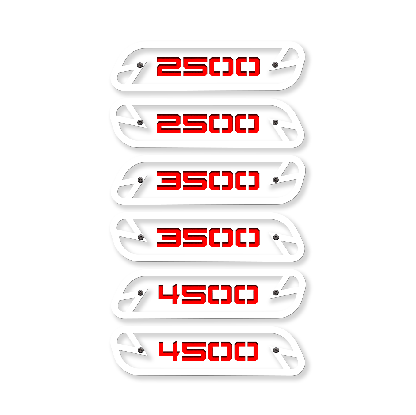 2500, 3500 or 4500 Hood Emblem Replacements - Fits 2019-2022 Ram® 2500, 3500, 4500 - Fully Customizable, LED or Non-LED