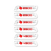 Texas 2500/3500/4500 Hood Emblem Replacements - Fits 2019-2022 Ram® 2500, 3500, 4500 - Fully Customizable, LED or Non-LED