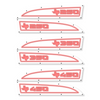 Texas 250, 350 or 450 11-16 Ford® Super Duty® Fender Badge Replacements - Fully Customizable, LED and Non-LED