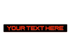 Custom Text Dash Emblem