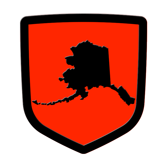 alaska custom tailgate emblem
