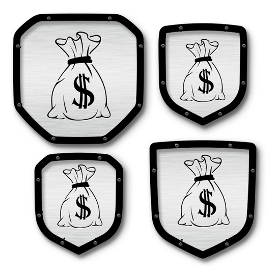 Money Bag Shield Emblem - RAM® Trucks, Grille or Tailgate - Fits Multiple Models and Years