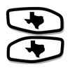 Side Fender Badge Replacements - Texas - Fits 2016-2020 Nissan Titan®