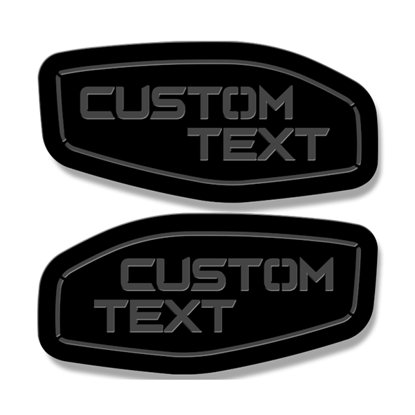 Side Fender Badge Replacements - Custom Text - Fits 2016-2024 Nissan Titan®