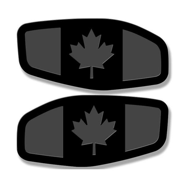 Side Fender Badge Replacements - Canada Flag - Fits 2016-2020 Nissan Titan®