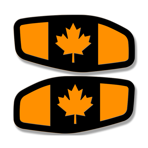 Side Fender Badge Replacements - Canada Flag - Fits 2016-2020 Nissan Titan®