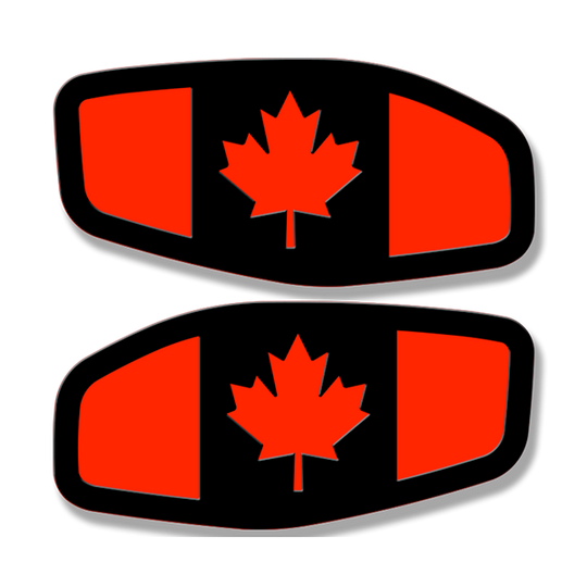 Side Fender Badge Replacements - Canada Flag - Fits 2016-2020 Nissan Titan®