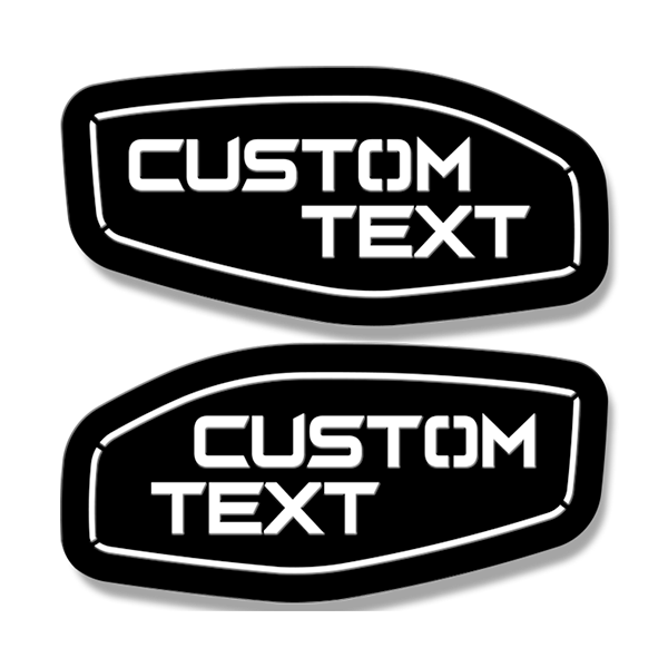 Side Fender Badge Replacements - Custom Text - Fits 2016-2020 Nissan Titan®