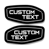 Side Fender Badge Replacements - Custom Text - Fits 2016-2020 Nissan Titan®