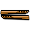 American Flag Hood Badges - Illuminated - Fits 2019-2020 Ram 1500® Sport