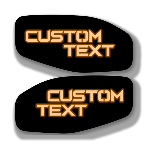 LED Side Fender Badge Replacements - Custom Text - Fits 2016-2020 Nissan Titan®