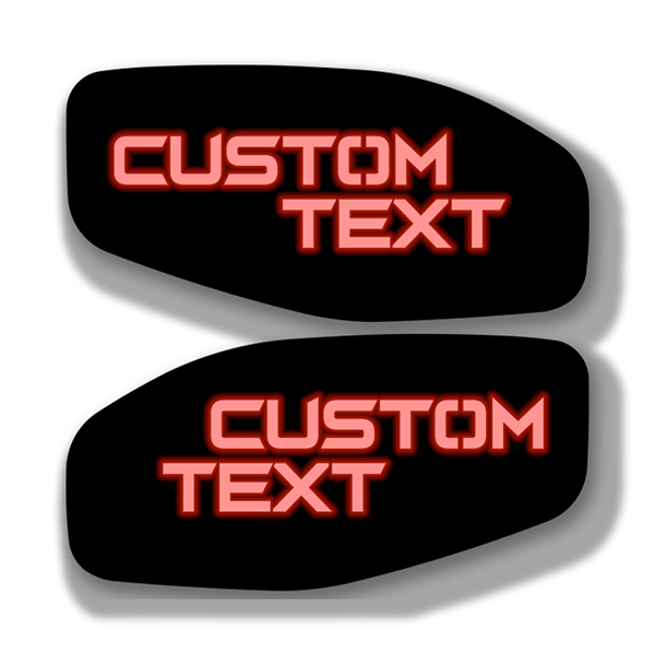 LED Side Fender Badge Replacements - Custom Text - Fits 2016-2020 Nissan Titan®