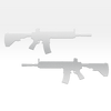 AR-15 Rifle Fender Emblems - Pair