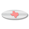 Texas Oval Replacement - Illuminated - 9" - Fits Multiple Vehicles