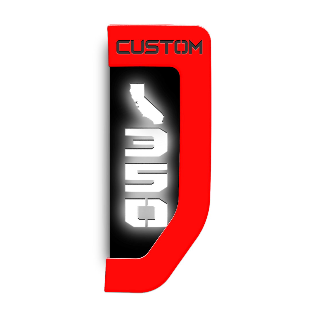 california 350 custom fender emblems - fits Super Duty