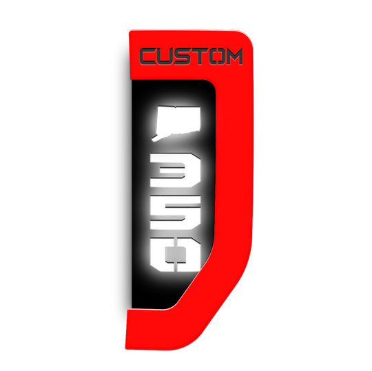 connecticut 350 custom fender emblems - fits Super Duty