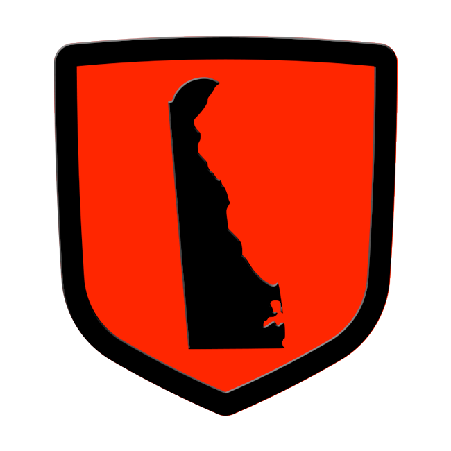 delaware custom tailgate emblem