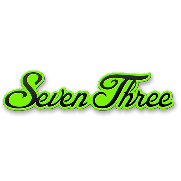 Seven Three Script Badge
