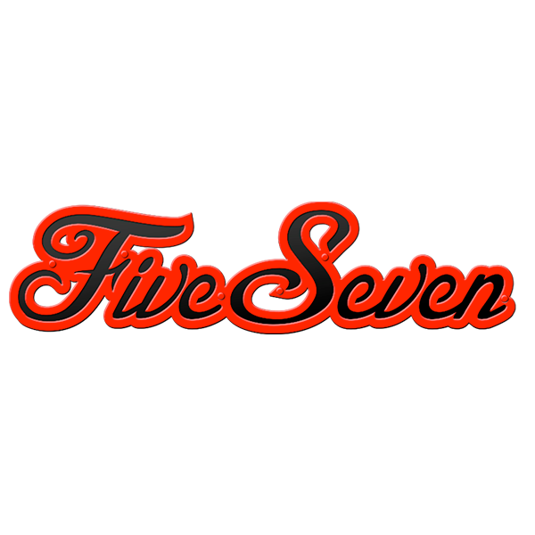 Five Seven Script Badge