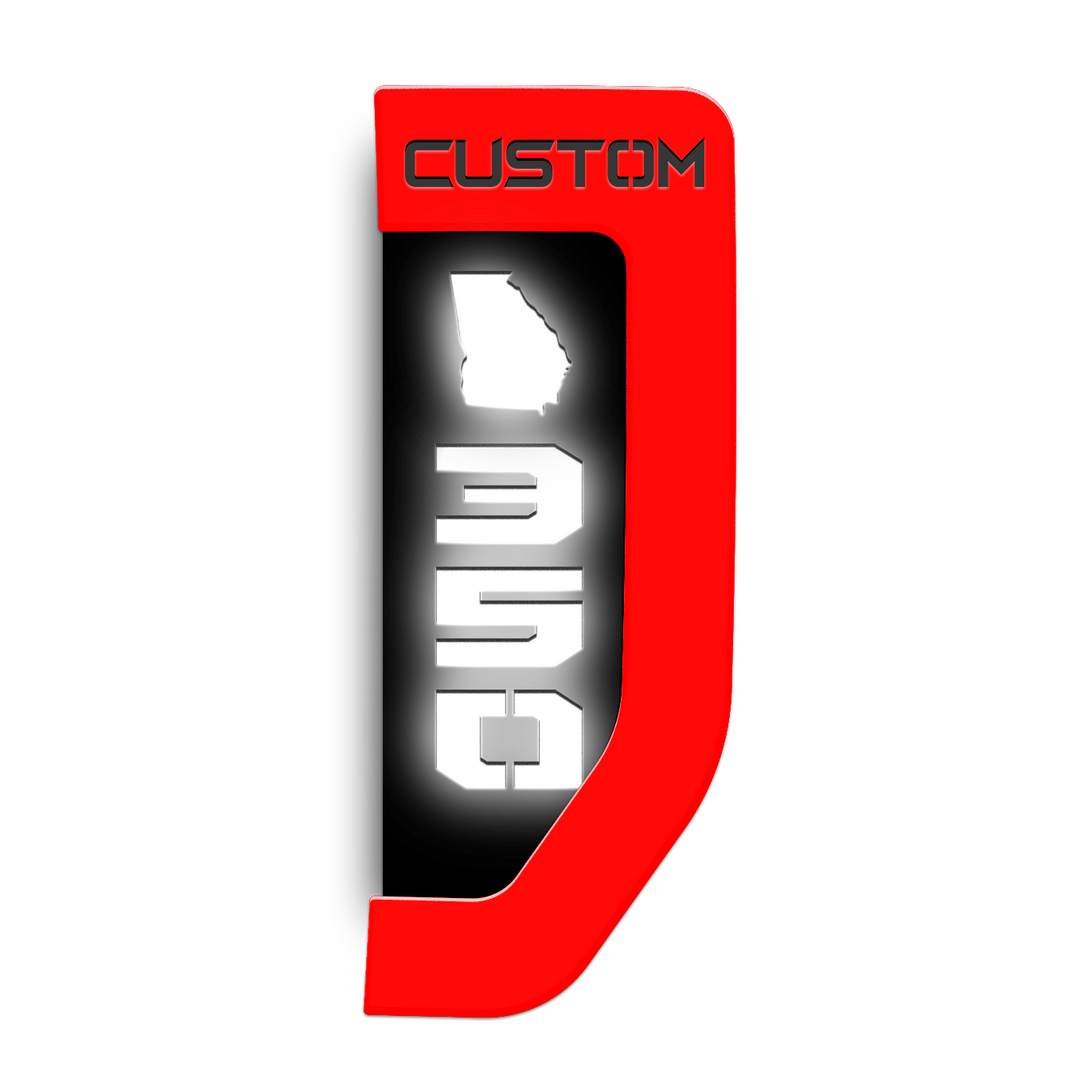 georgia 350 custom fender emblems - fits Super Duty
