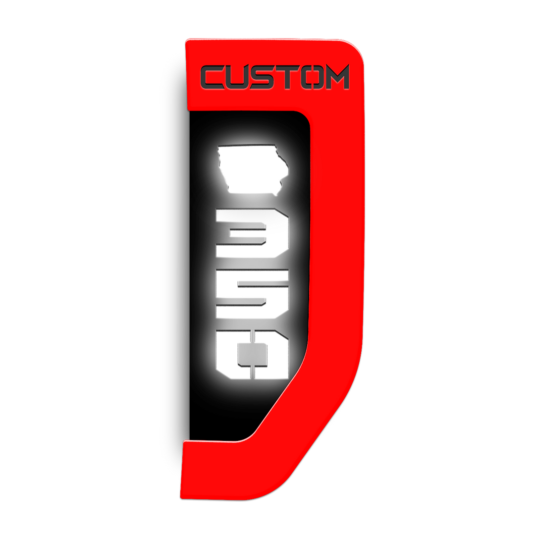 iowa 350 custom fender emblems - fits Super Duty