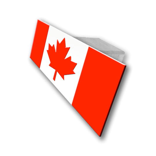 Canada Flag Hitch Cover Main Event Emblems