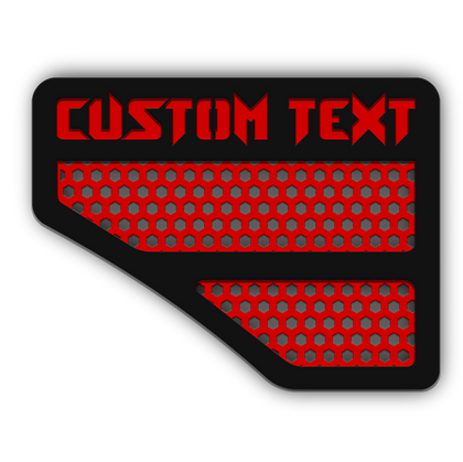 Custom Text Fender Emblems – Fits 08-10 Super Duty® – Hex
