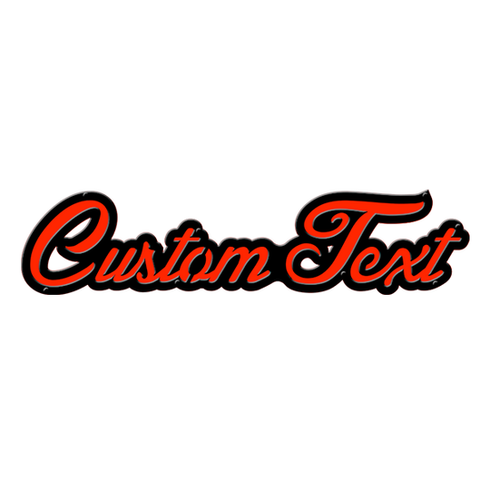Custom Text Emblem