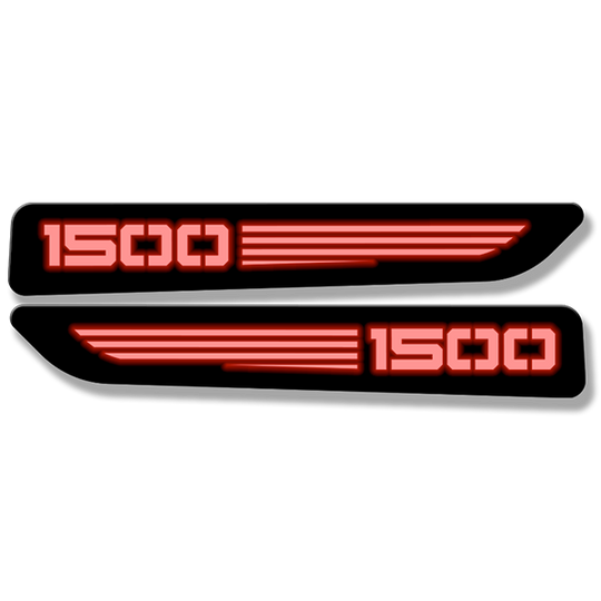 1500 Hood Badges - Illuminated - Fits 2019-2020 Ram 1500® Sport