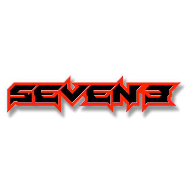Custom Seven3 Text Emblem - Powder Coated Aluminum - Choose Your Colors
