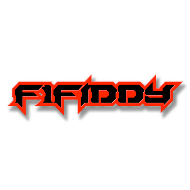 Custom F1Fiddy Text Emblem - Powder Coated Aluminum - Choose Your Colors