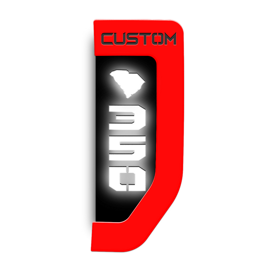 south carolina 350 custom fender emblems - fits Super Duty