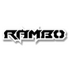 Custom Rambo Text Emblem - Powder Coated Aluminum - Choose Your Colors