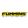 Custom Fummins Text Emblem - Powder Coated Aluminum - Choose Your Colors