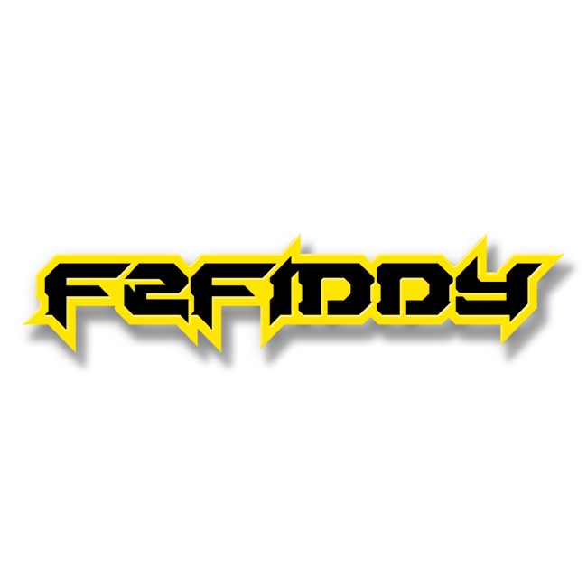 Custom F2Fiddy Text Emblem - Powder Coated Aluminum - Choose Your Colors